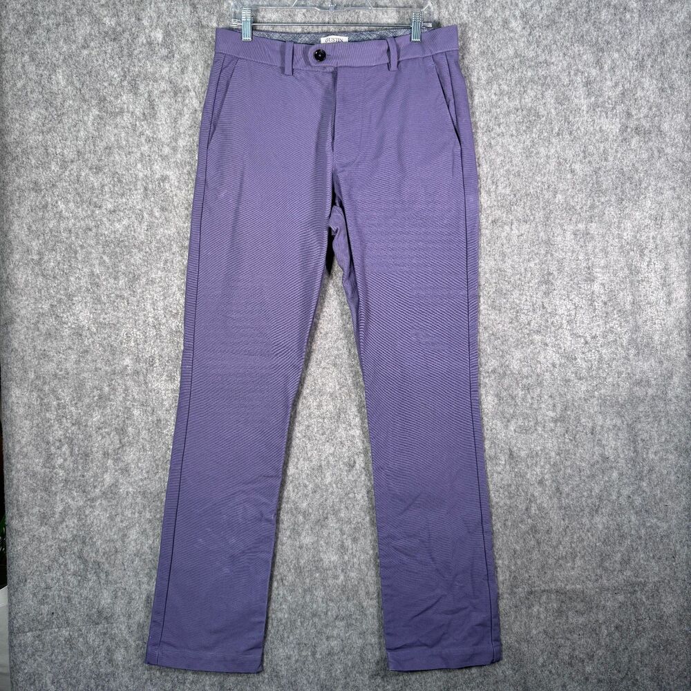 Gustin #209 Dusk Lavender Duck Canvas Chino Pants Mens 33x34 Purple Heavy Duty